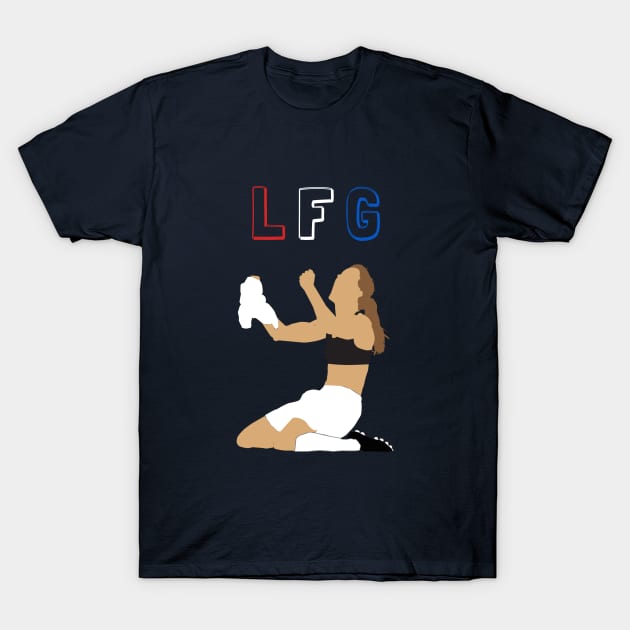 USWNT Brandi Chastain LFG USA Soccer T-Shirt by Shine Threads